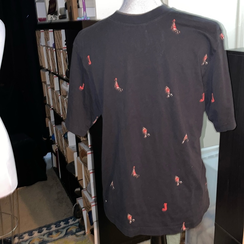 ❤️ Men’s ALL OVER ORINT AIR JORDAN Short Sleeved T-Shirt Sz S